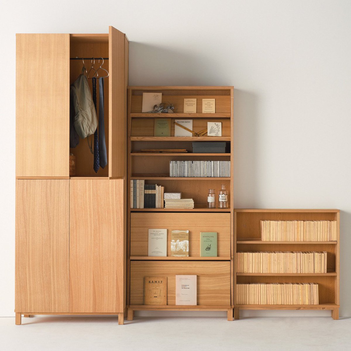 送料込・まとめ買い 【美品】無印良品 組み合わせて使える木製収納
