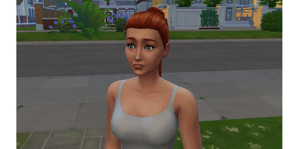 SuperSimmerBabe's tweet image. This is Charlotte's "I've been working out 24 hours straight" face  #TheSims4 @TheSims