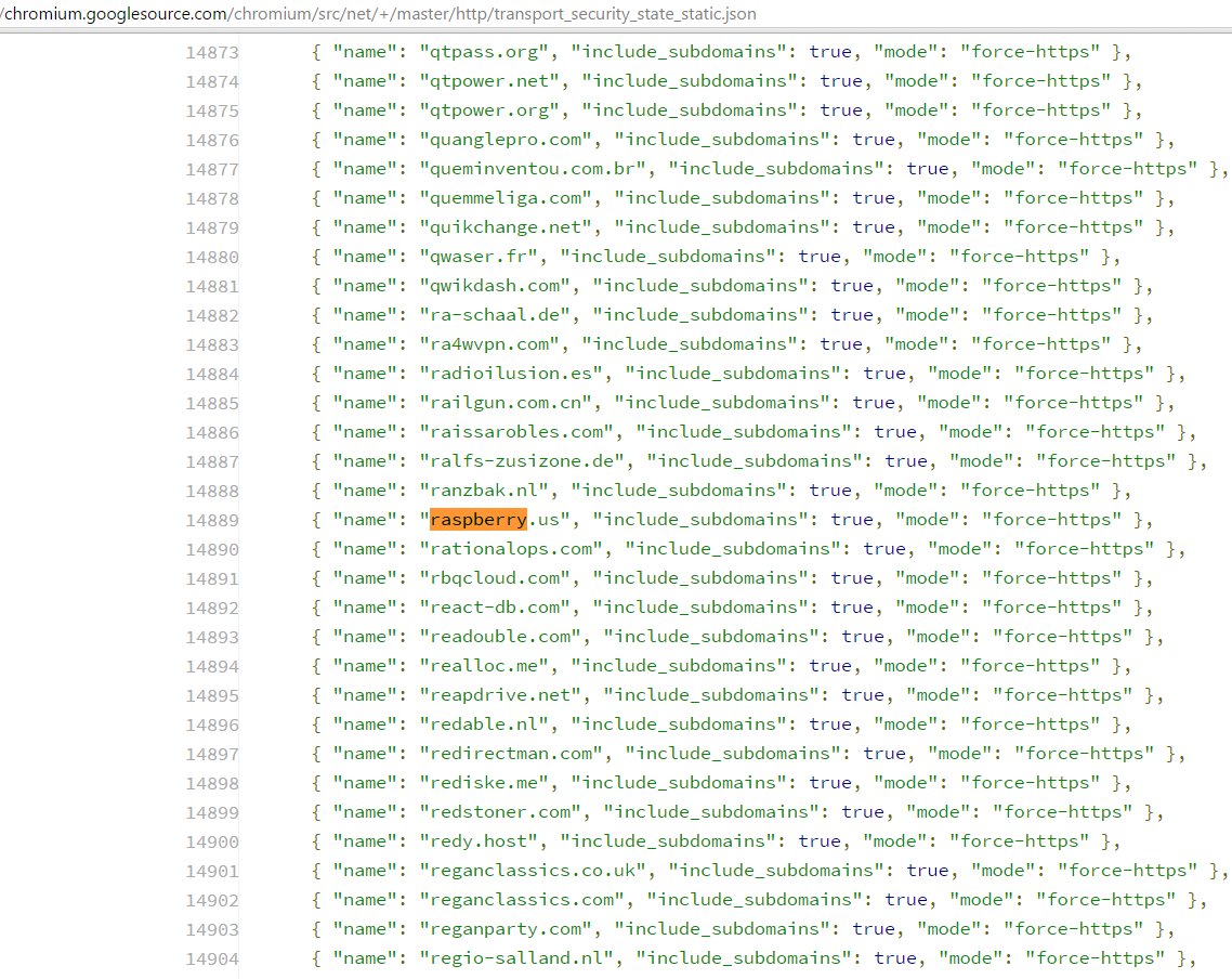 raspberry_app's tweet image. Now more secure from the start! Thank you @ChromiumDev for adding us to the HSTS preload list &amp;amp; making the web safer
