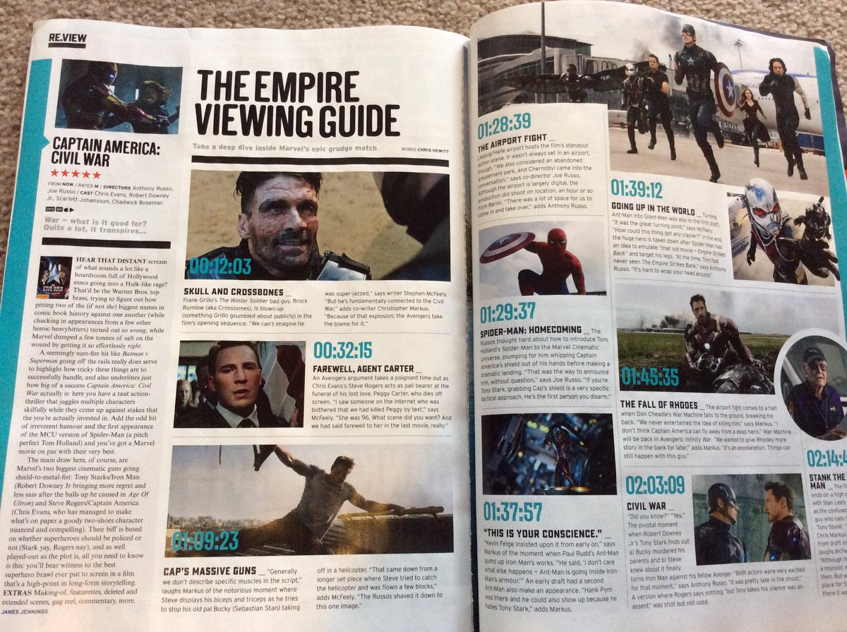 valshopaholic's tweet image. Thanks @empiremagazine for this #CaptainAmericaCivilWar #viewingguide #TeamCap 😍