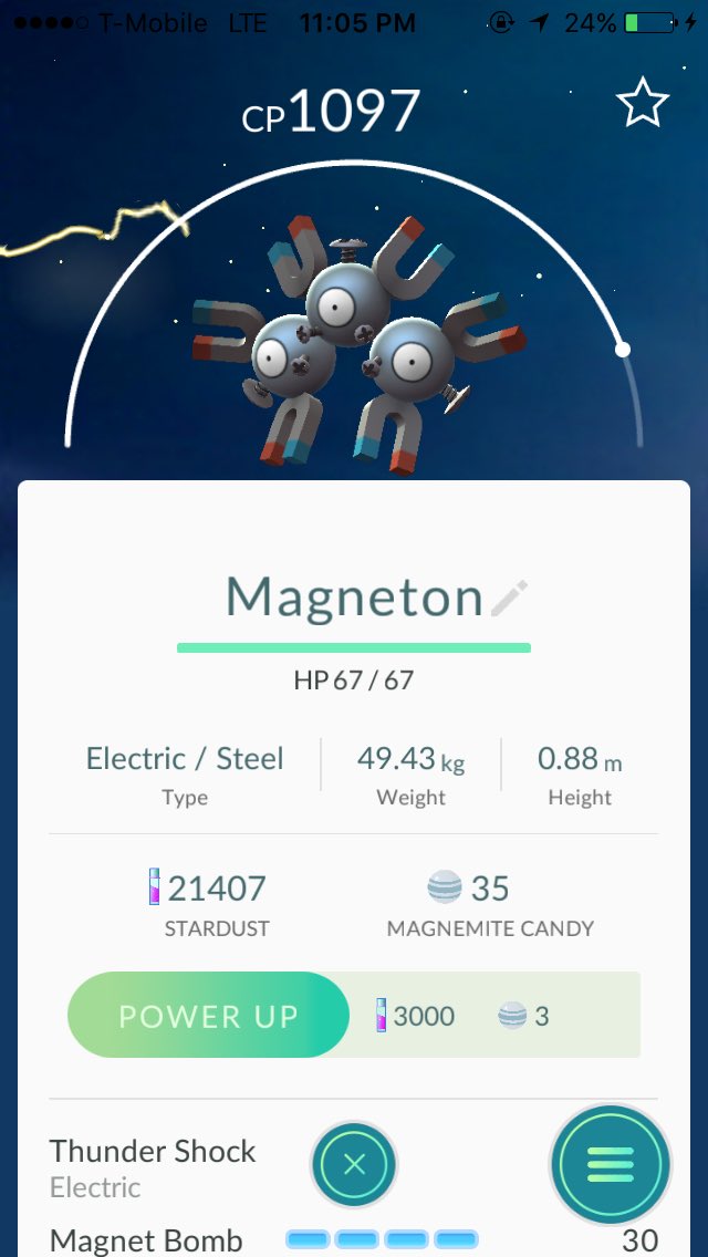 livepokemongo's tweet photo. Good night #PokemonGo!! What a couple good catches before bed! #pokemon #catchoftheday @GoValorTeam https://t.co/Pi9U3kBVvw