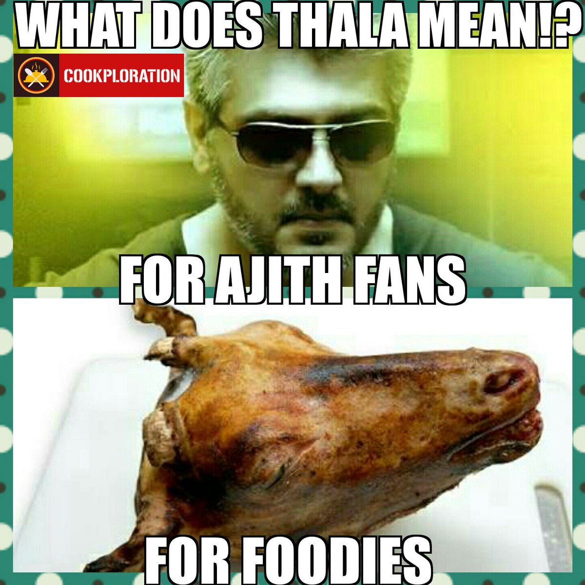 Cookploration On Twitter What Does Thala Mean Dedicating This