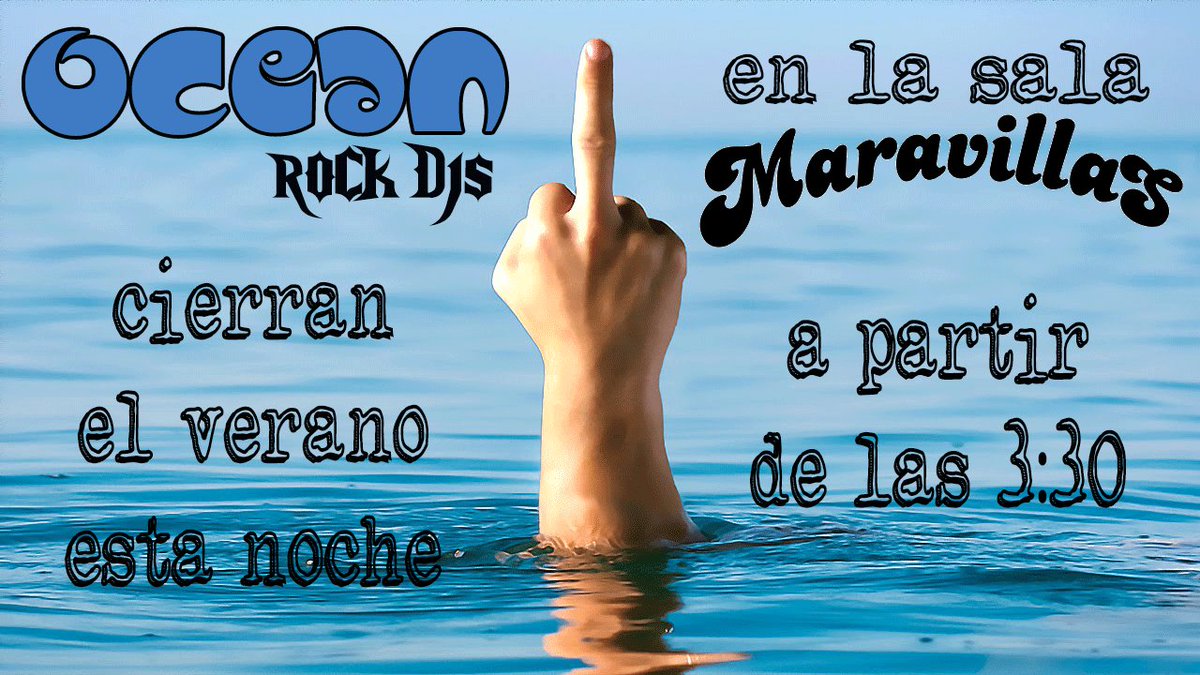 OceanRockDjs's tweet photo. Esta noche vuestros djs preferidos cierran el verano en la @MaravillasClub a partir de las 3:30. 

#Malasaña https://t.co/5JEngaGVvc