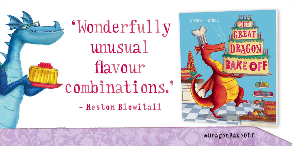 KidsBloomsbury's tweet photo. Download the #DragonBakeOff activity pack before #GBBO this evening! Get set ... BAKE! https://t.co/4CoAViuP0T ๐ https://t.co/lEKAwPUFNu