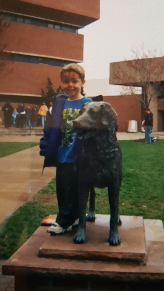martymar1970's tweet photo. First day of classes for @jacenmartin #UMBC2020 https://t.co/uLXrotlVri