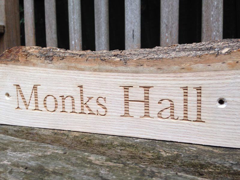 ALittleSign's tweet image. Rustic wooden sign with waney edge