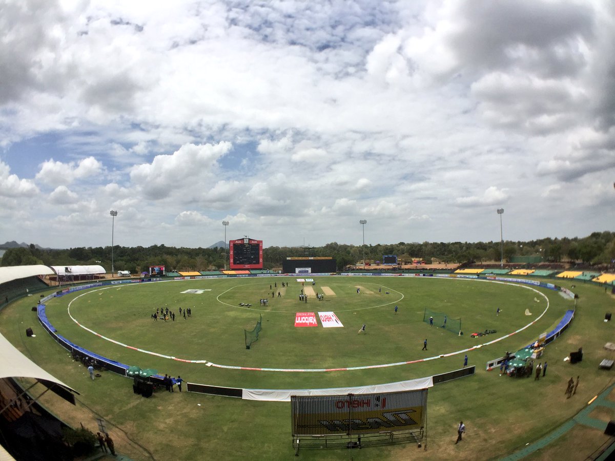 cricketcomau's tweet photo. Game day in Dambulla #SLvAUS https://t.co/7BQe7iuzRv