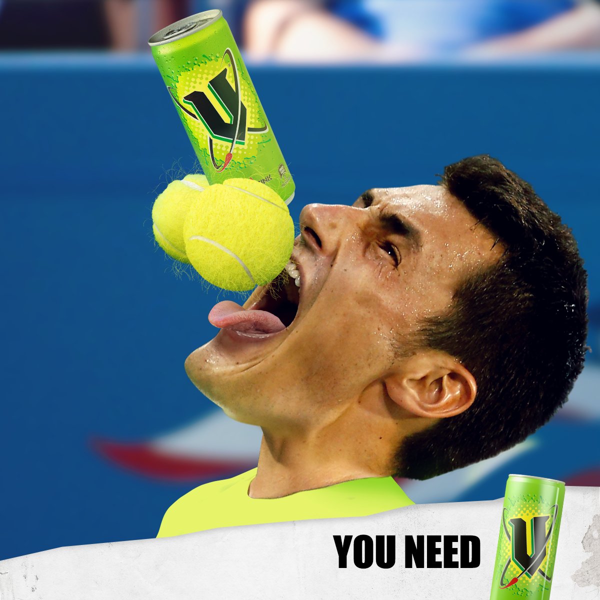 Keep your balls on the court, Bernard. #YouNeedV
