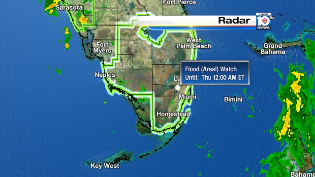 The NWS just updated the Flood Watch to be extended to Thurs. at 12:00AM. Watch Meteorologist Julie Durda for more https://t.co/Enp6FuvdYM