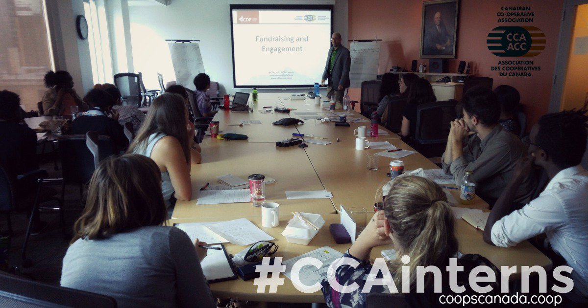 CDFCanada's tweet photo. They're here! Both the incoming and outgoing co-horts of #CCAinterns are in house this week! #IYIP #IntlDev #coops https://t.co/WrDWXBDmy4