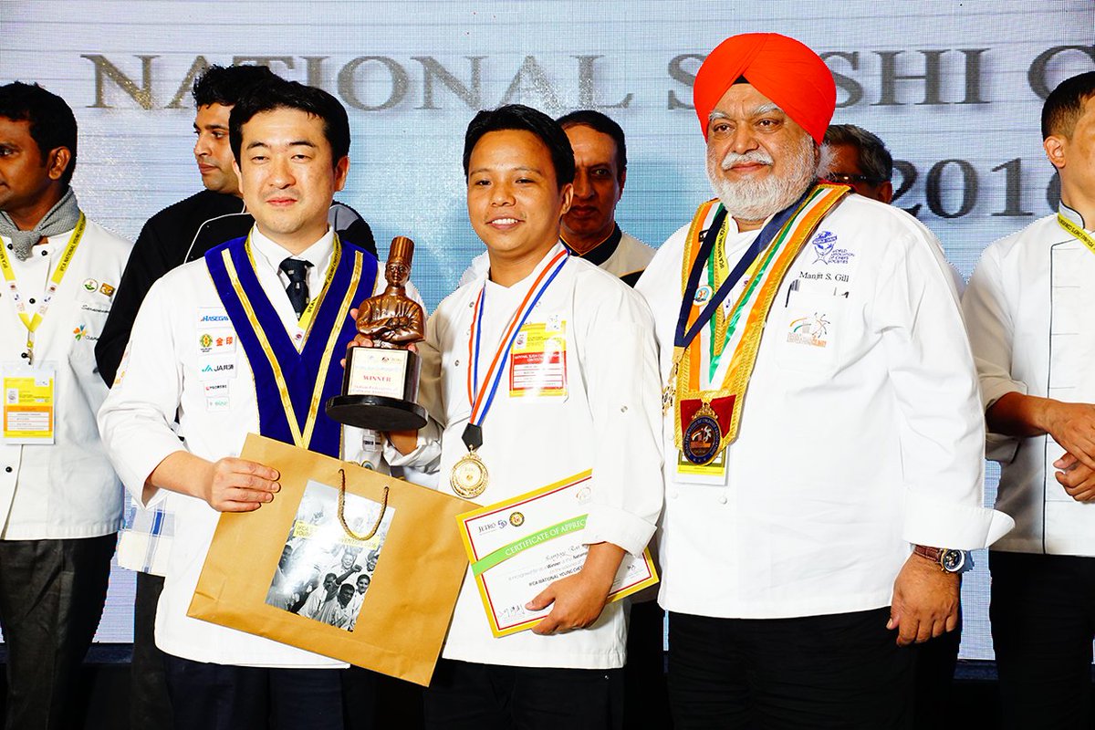 IfcaIndia's tweet photo. Winner of the National Sushi Championship. Congratulation Sanjay Rai!
#IFCANYCC2016 https://t.co/RVEQueUG0N