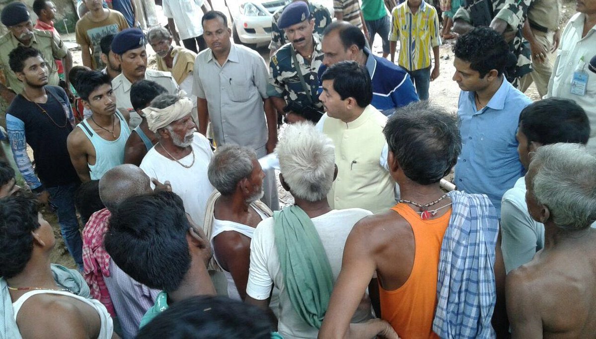 Visited two more camps in Bhagalpur town. Though water is receding, govt needs to provide medicines &amp; do fumigation.