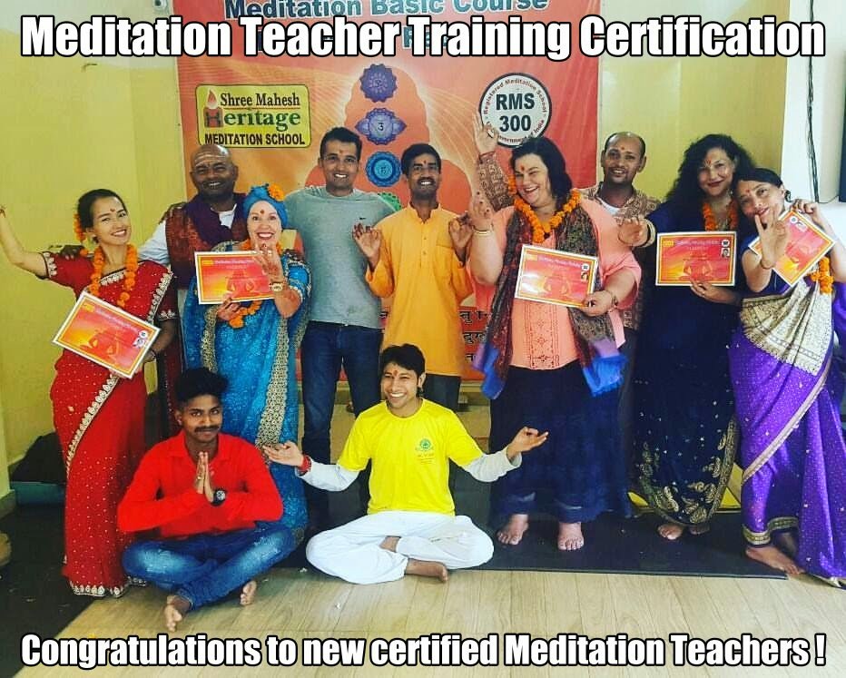 300 Hour Meditation Teacher Training Certification - Shree Mahesh Heritage