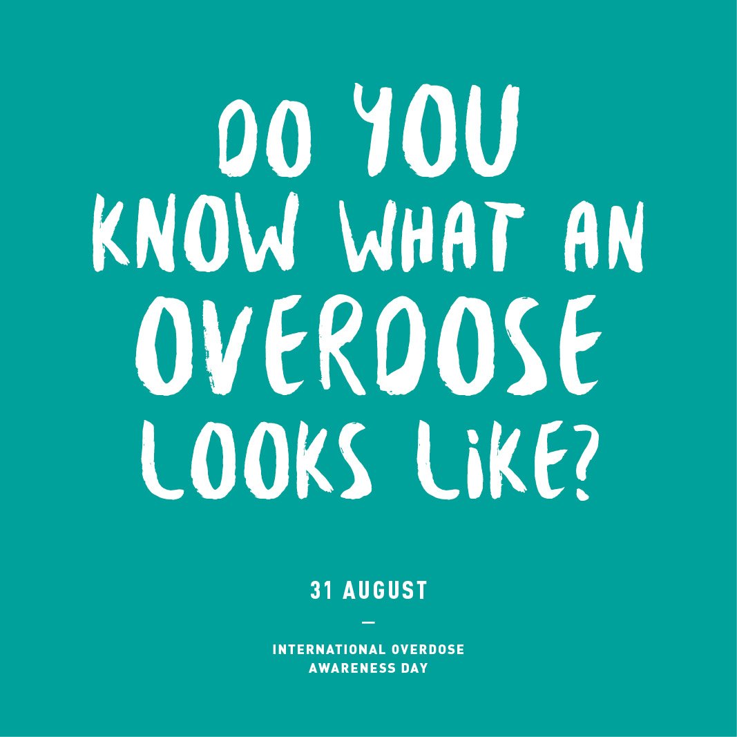 Today is International Overdose Awareness Day, do you know what an #od looks like? #od16