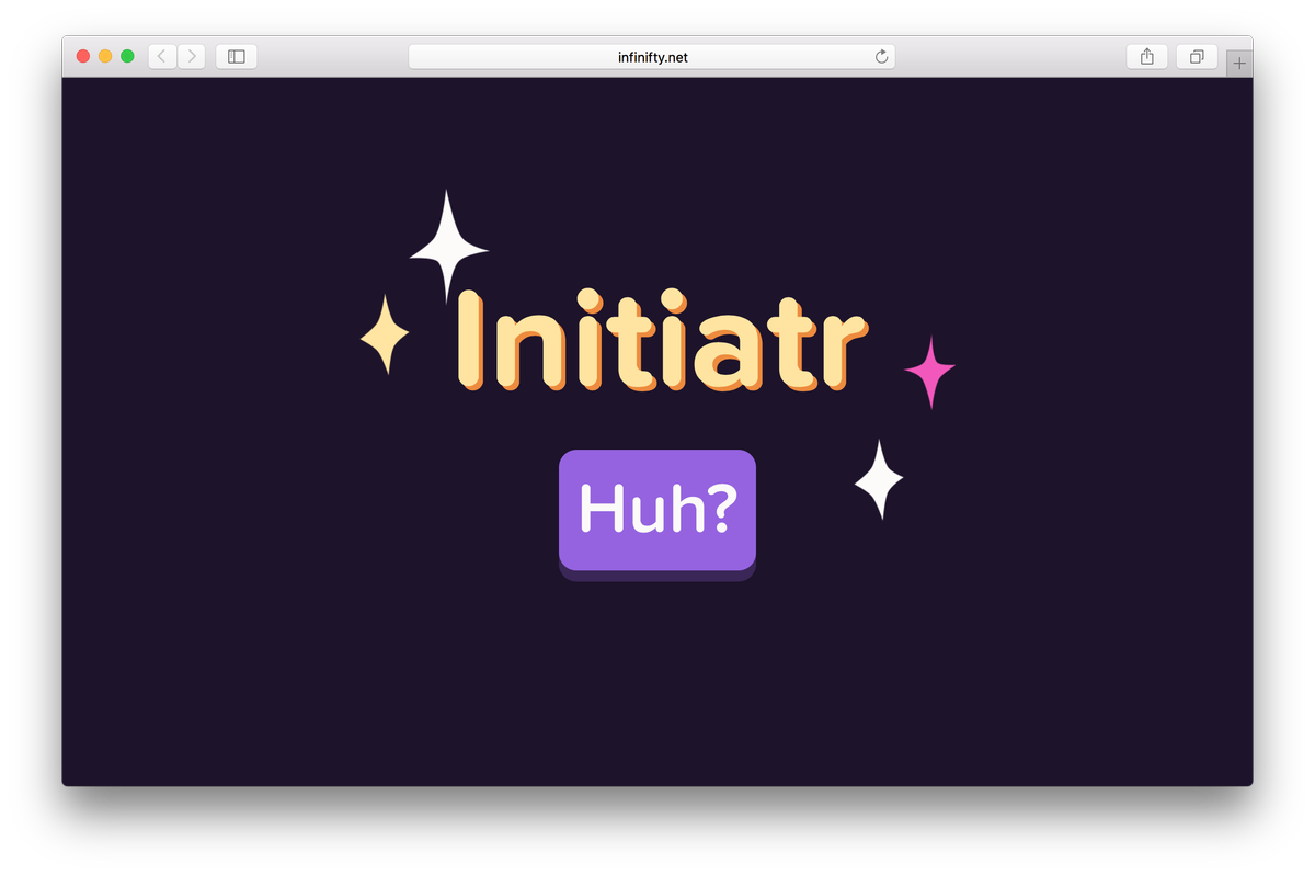 TeamInfinifty's tweet photo. Really excited to pitch! @MonashGC @ErinLynnAus @Inspire9 #PitchNight

Meanwhile, check out our teaser site! https://t.co/ftk6W08NgK