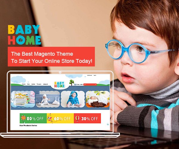 Sain3Tech's tweet image. [#Magento  #baby  theme]New theme for magento is comming ！Only $29.9   goo.gl/UQE8V4