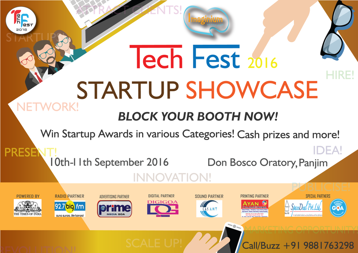 StartupGoaJobs's tweet photo. This is happening for real in Goa! Tech  fest #Panjim https://t.co/324f0Io6oR https://t.co/YFFbbBU0TN