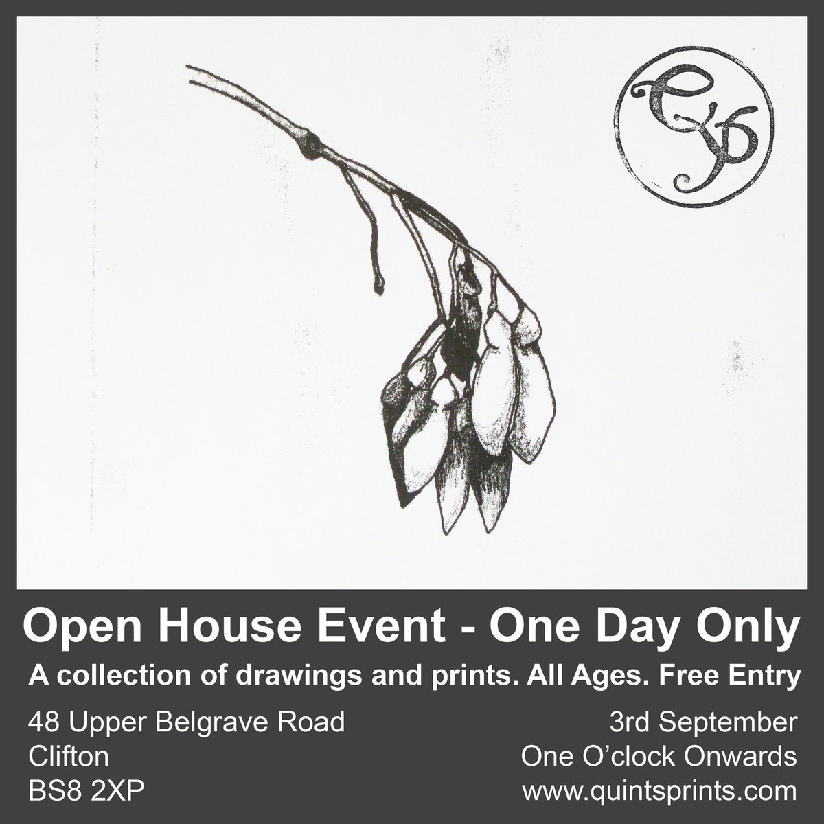 Hosting an event in Bristol on the 3rd Sept #art #artist #printmaker #print #openhouseevent  #bristol #clifton