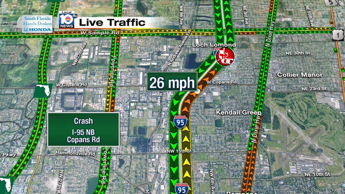 Crash on I-95 NB at Copans Rd #traffic https://t.co/MX8RLwskWQ