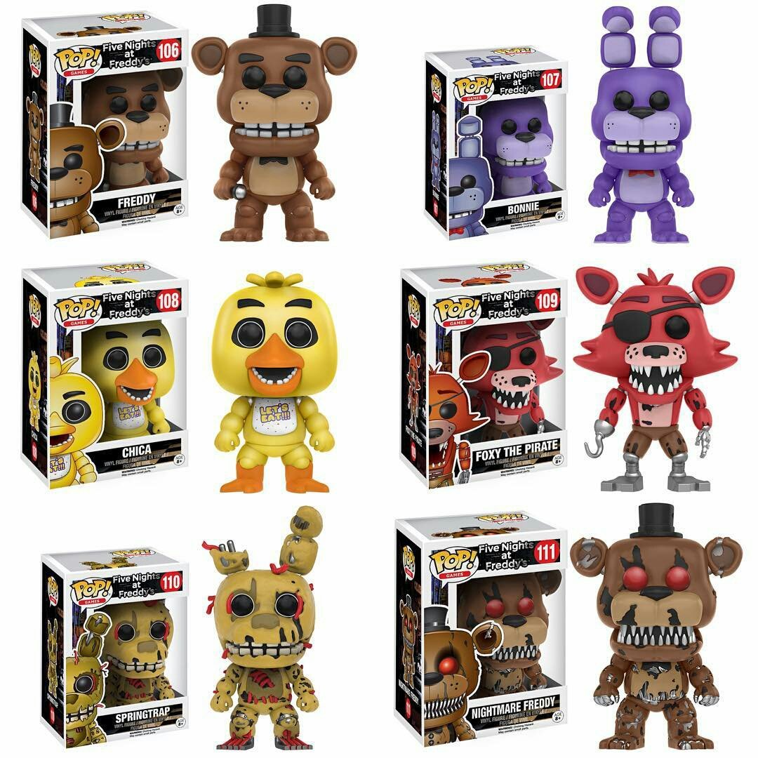 Galactic Toys on X: New Five Nights at Freddy's Funko Pop Vinyl on Pre  Order! $9.99! #funkopop #FNAF #popvinyl    / X