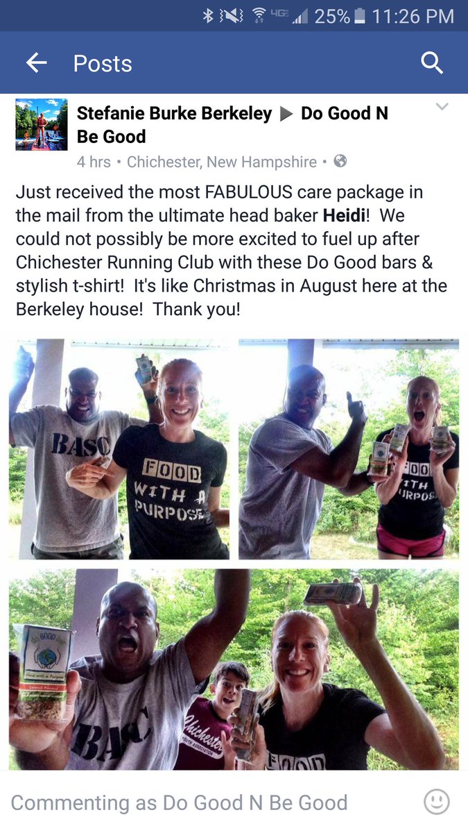 BarsGood's tweet image. #doingGOOD #carepackage #surprise #nutbasedfoodbars #healthiersweettreat #schoolsnack #sportssnack #snack #apparel