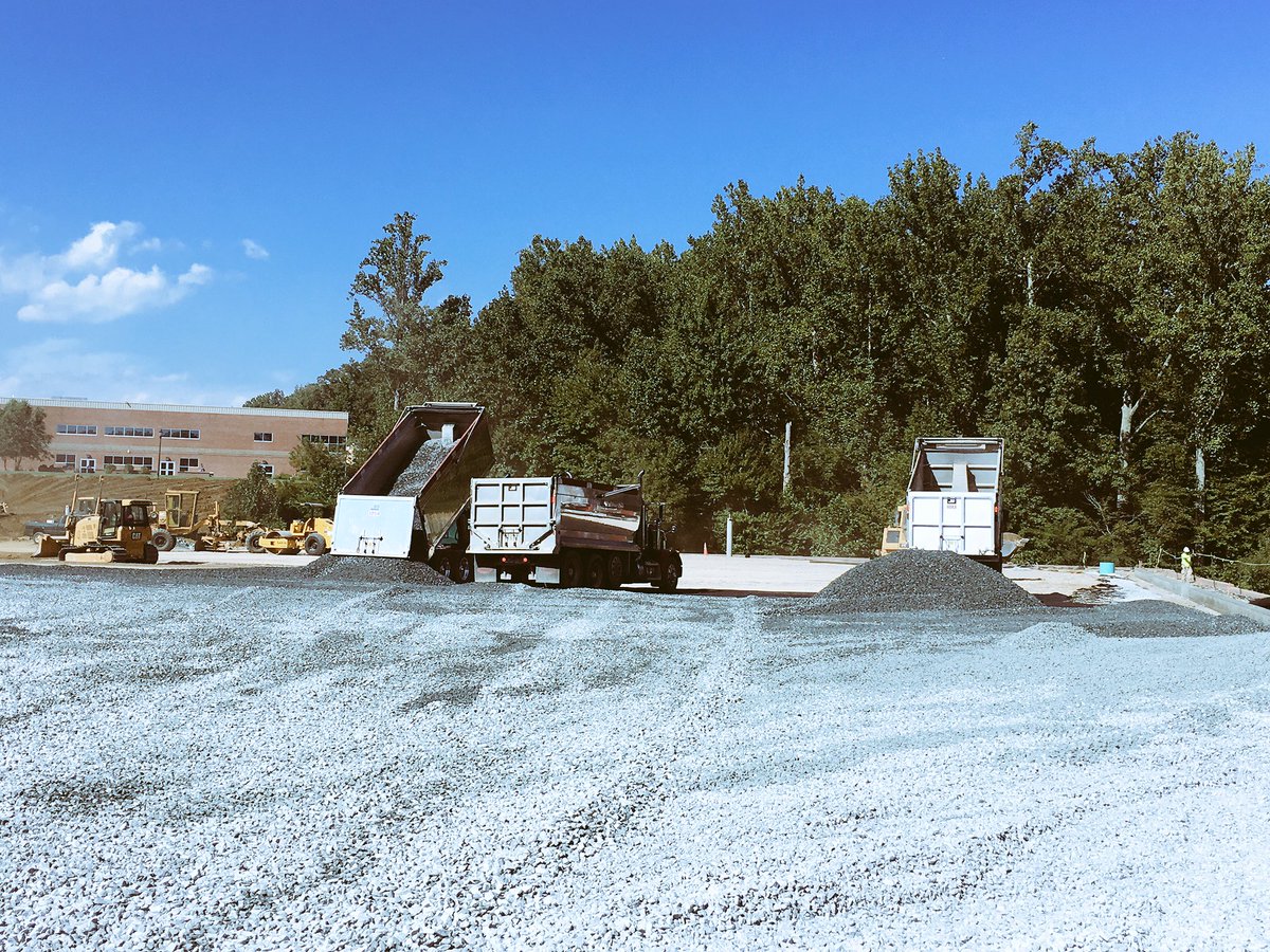 ICSOps's tweet photo. Stone base and drainage is going in - progress!! .@ICSEagles .@ICSAthletics #EaglesAthleticComplex https://t.co/HWv7gCNNUL