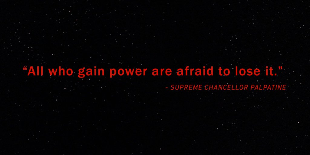 #WednesdayWisdom from the dark side...