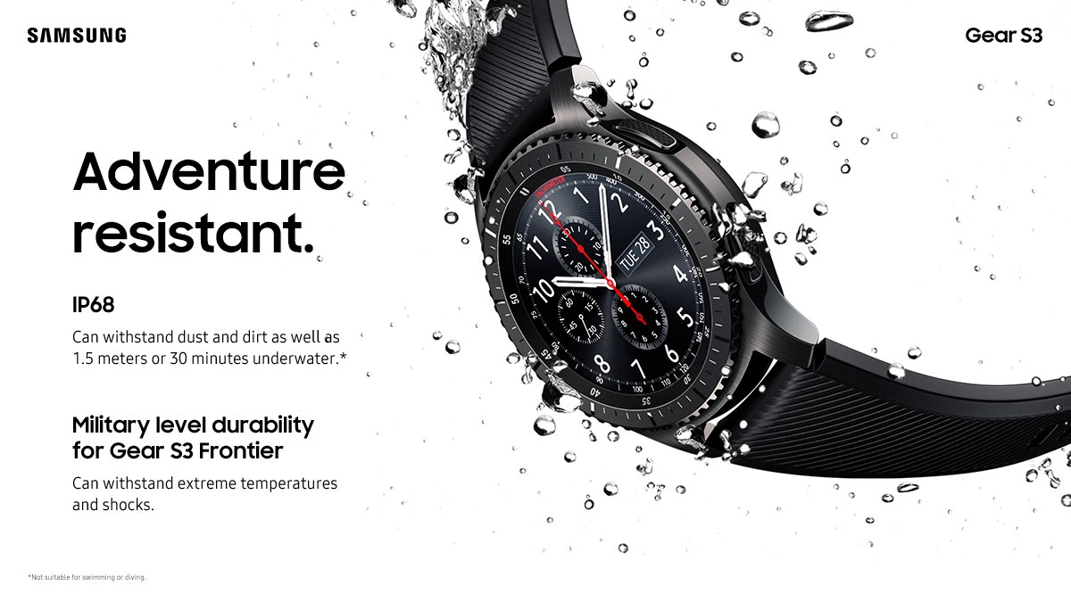 samsung gear s3 for swimming