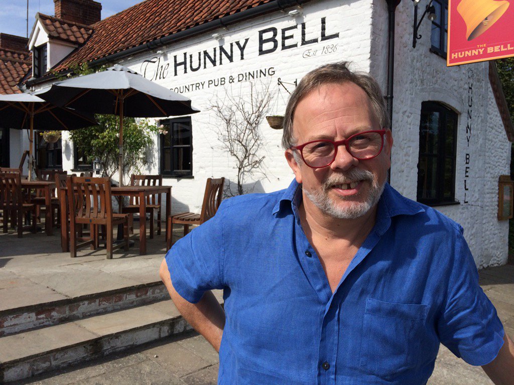 Director Tony Britten outside the Hunny Bell - where #Chicklit started life. <a href="/BBCLookEast/">BBC East</a> at 6.30pm
