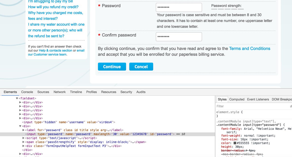 ssvirdee's tweet photo. Storing plain text passwords, and an auto-generated username in a hidden field... Hmm... https://t.co/vcFzODEZV5