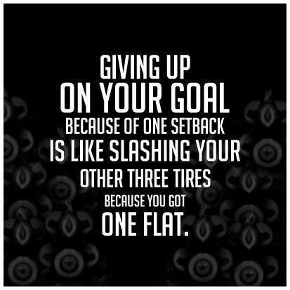 therealwfg's tweet image. Don't give up because of a setback! #WFG #quotes