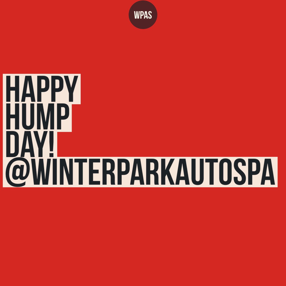 WP_AUTOSPA's tweet photo. Rain or shine! Happy Hump Day Winter Park! #winterparkautospa https://t.co/XLqxOc9Lce