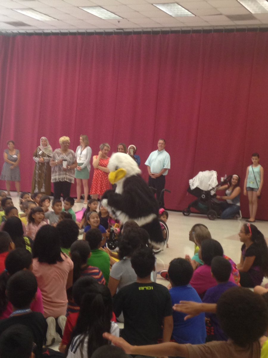 The unveiling of the adult Barcroft Eagle!"