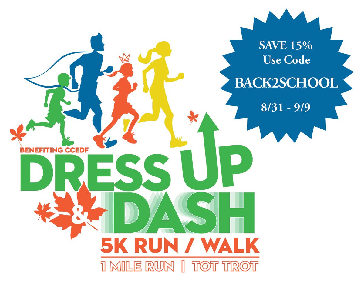 ChesterCoEDC's tweet image. Use code BACK2SCHOOL now thru 9/9 to receive 15% off 5K run/walk registration price! runsignup.com/Race/PA/Exton/…