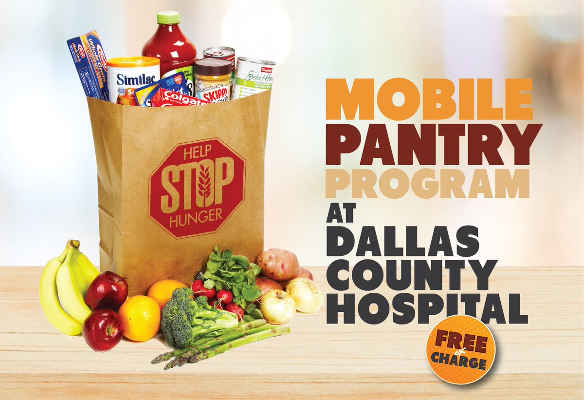 Dallas Co Hospital On Twitter Mobile Food Pantry From 4 6 Pm In