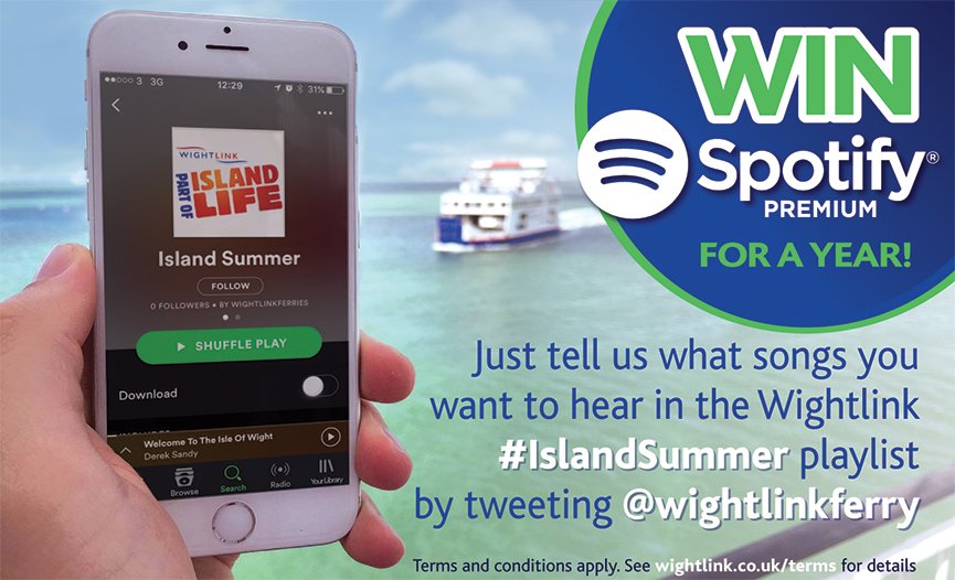 wightlinkferry's tweet photo. What songs remind you of your #IslandSummer? Let us know to enter! #wightlive https://t.co/wNOrqhA4e8