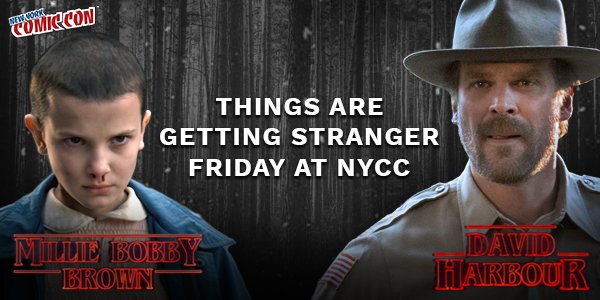 Image result for nyc city comic con stranger things