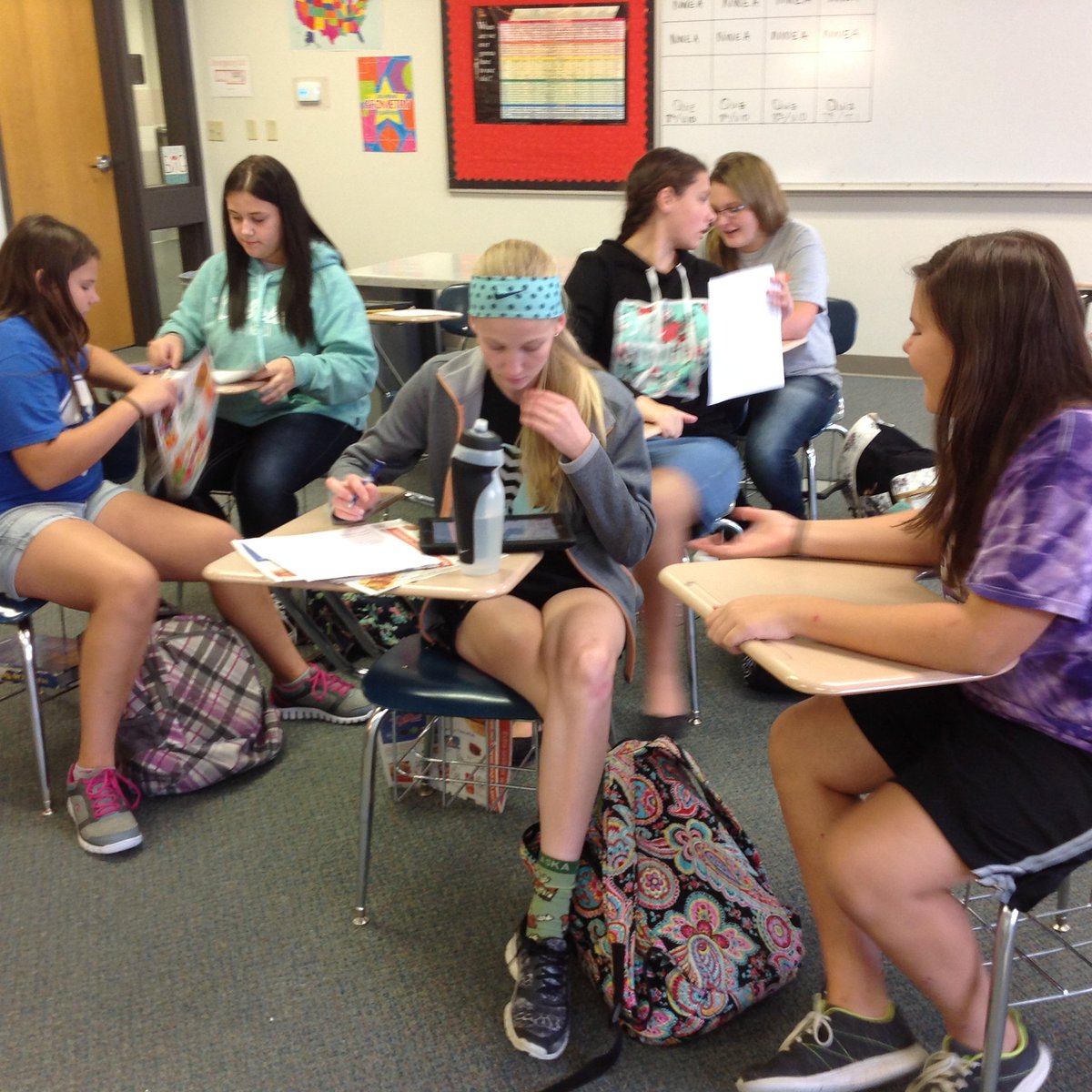 cottamath's tweet photo. Planning monthly grocery budgets..."Wow! It costs a lot for bills!"#DriveStudentSuccess @InmanSchools https://t.co/59ENWQc6uj