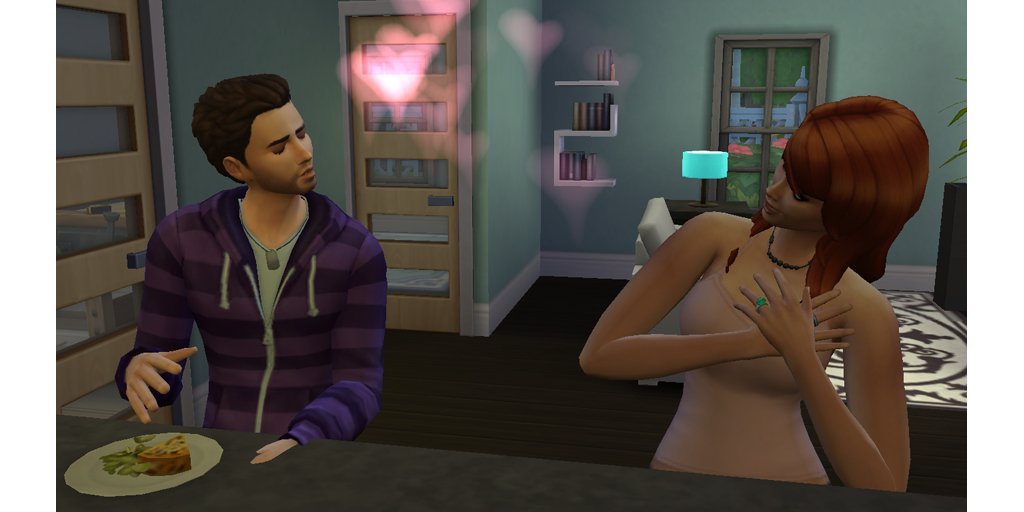 SuperSimmerBabe's tweet image. Sweet Serenade at breakfast #TheSims4