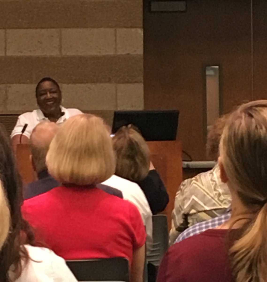 cummingsl's tweet photo. Our Superintendent @drcookrobinson is honoring our past and leading us into the future! #OnTeamOs https://t.co/TdcHP25pca