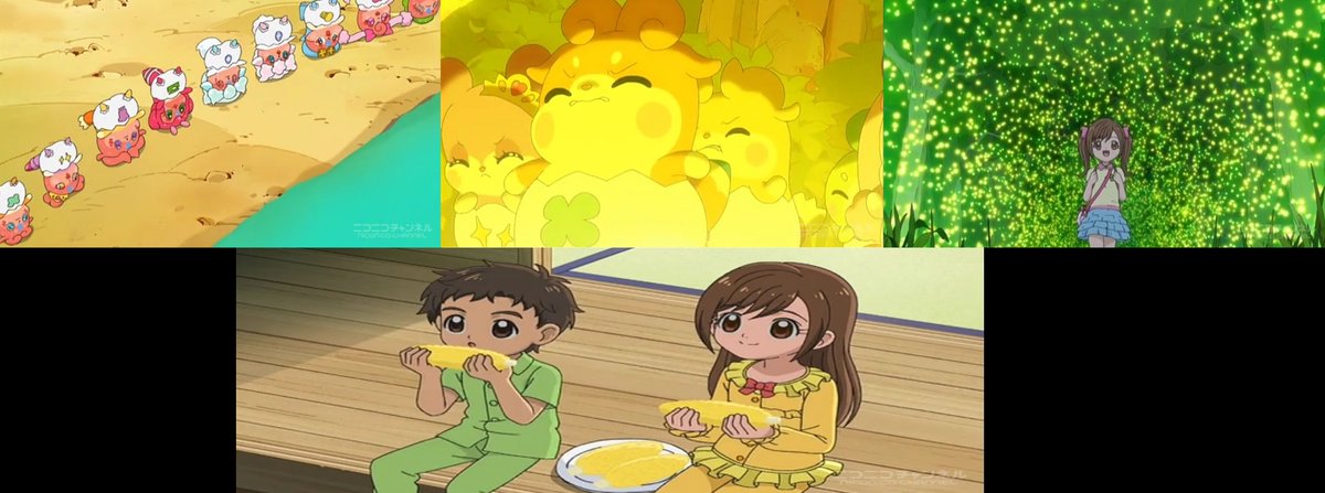 ゆき かみさまみならい ヒミツのここたま45話見た 今回も面白かったこころちゃん最初はいろいろと不幸多かったけど最後はここたま 達の珍しい頑張り で一件落着で 微笑ましい