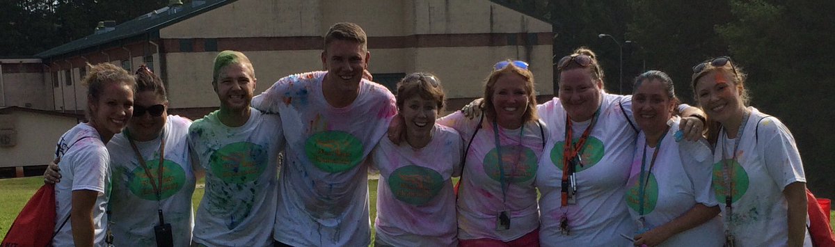 WestLakeElem's tweet photo. Teachers enjoy color run too! #lovethelake #boosterout https://t.co/N6PTPbm7rO