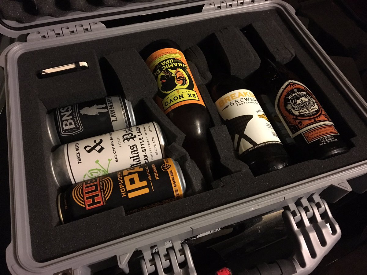 mthomas415's tweet photo. @ed_flynn_ the #incaseofbeer is ready for flight. Looking forward to another @Rightpoint kickoff in PIT. https://t.co/t7CxFSix0i