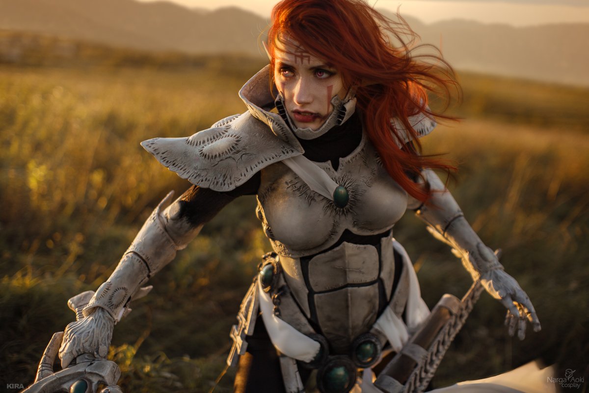 NargaLifestream's tweet photo. Okay, 1st part of my Howling Banshee from DoW. Ph: @kmitenkova 
Behind the scenes - https://t.co/0Bumq8B6VE https://t.co/CbTdMSEPVY