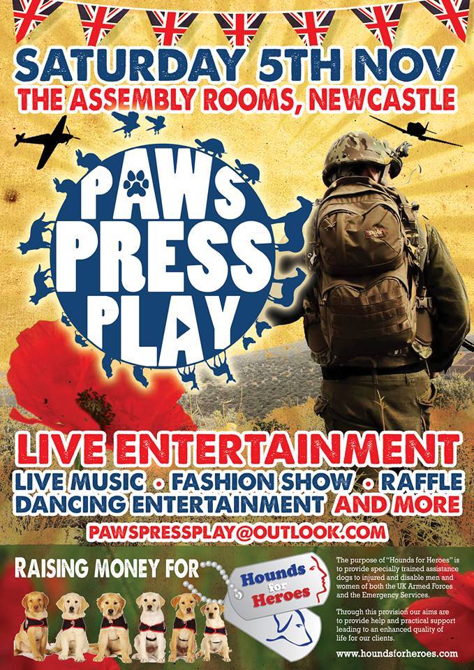 next event :) any questions please email pawspressplay@outlook.com