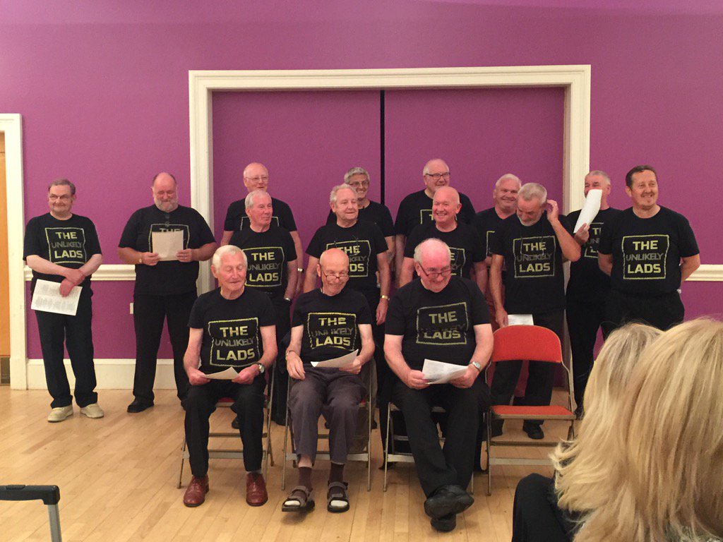 eahscp's tweet photo. What a great way to end the #BIGPlanDay! A performance from #TheUnlikelyLads @CentrestageMT https://t.co/45qFcvOuHc
