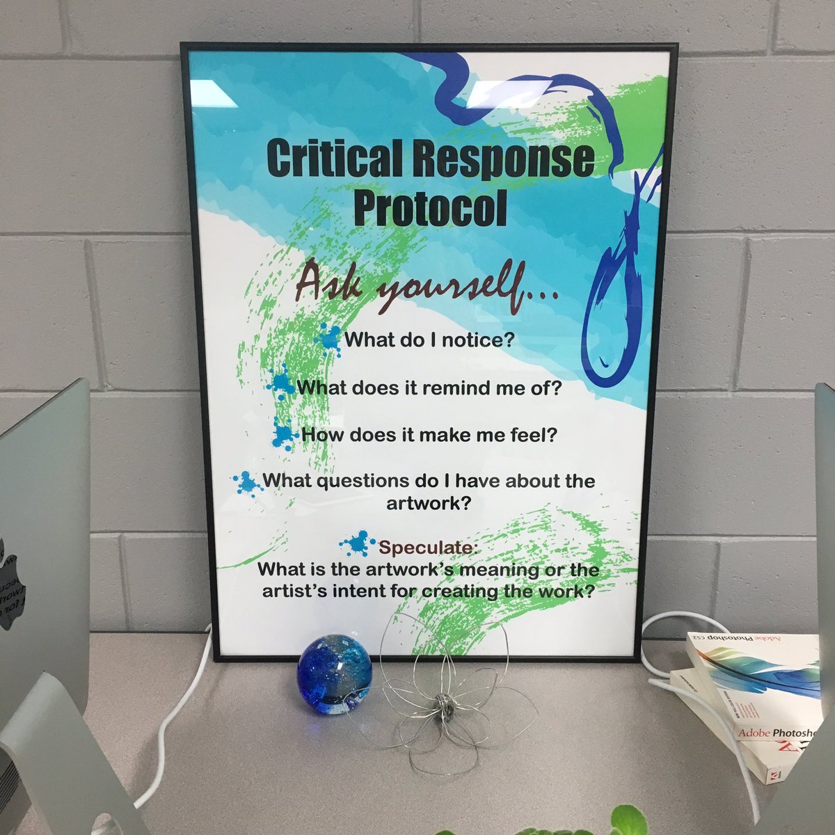jamiesteffl's tweet photo. Final touch in the #rvhsart #designlab via @JeremyHolien #stefflsartclass #viewingart #criticalthinking #?everything https://t.co/vEJZvp87Ra