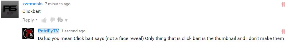 PetriFyTV's tweet image. People sometimes i swear lol.