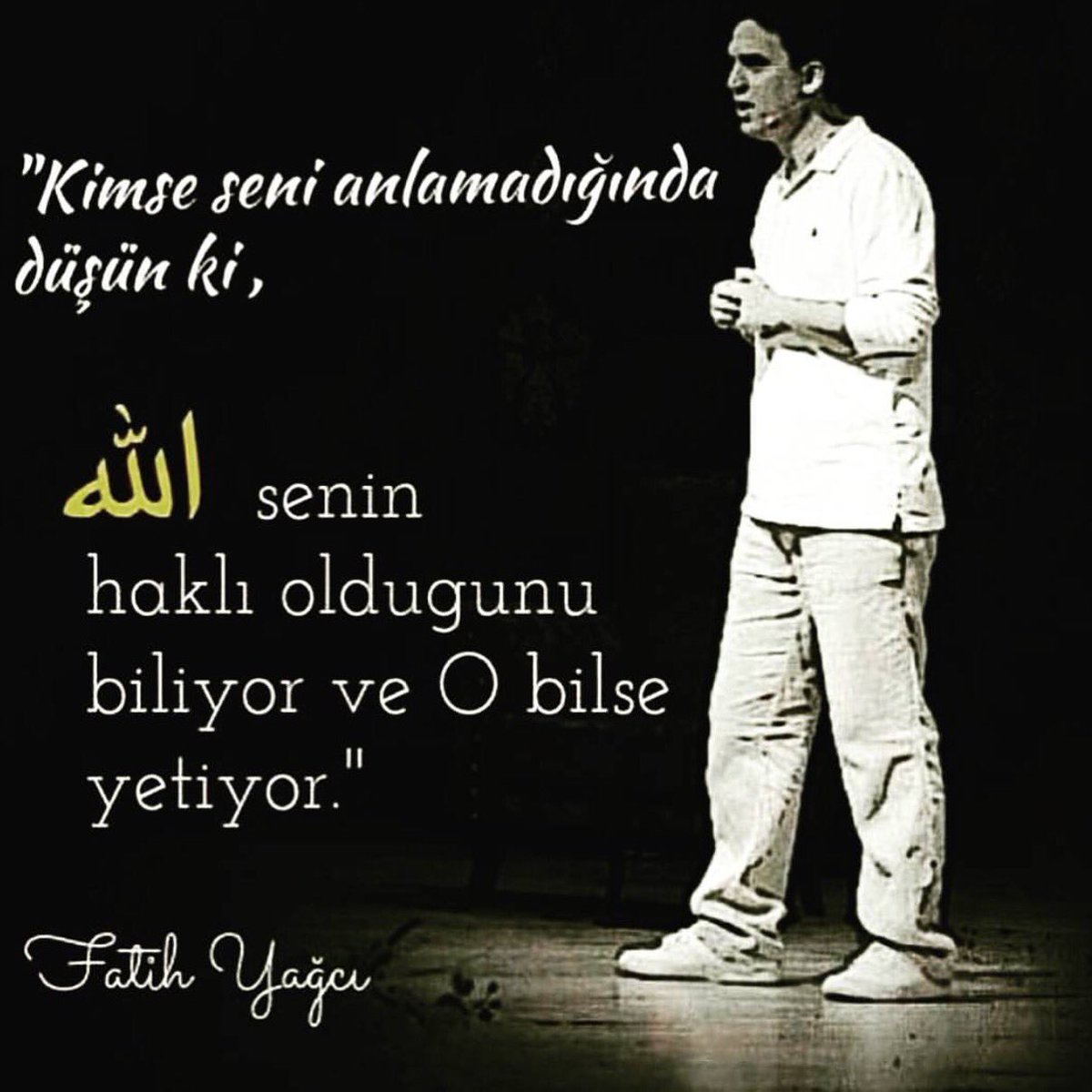 O bilse yetiyor...