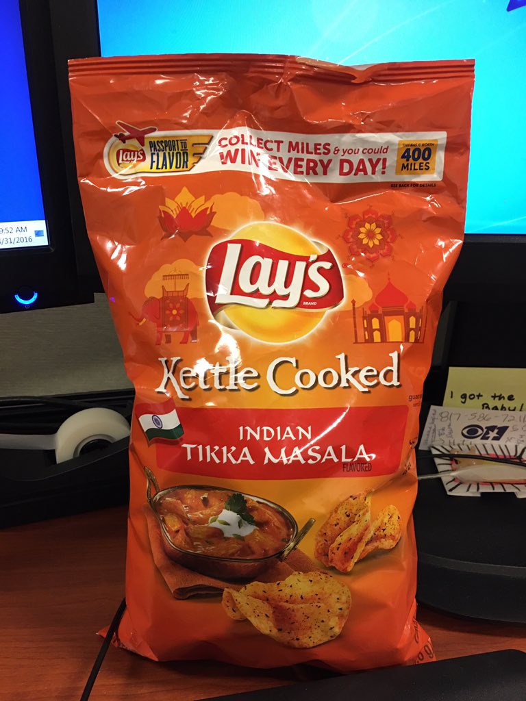 Look what I'm snacking on this morning. #earlysnack #indian thanks  @M1keKinney !!